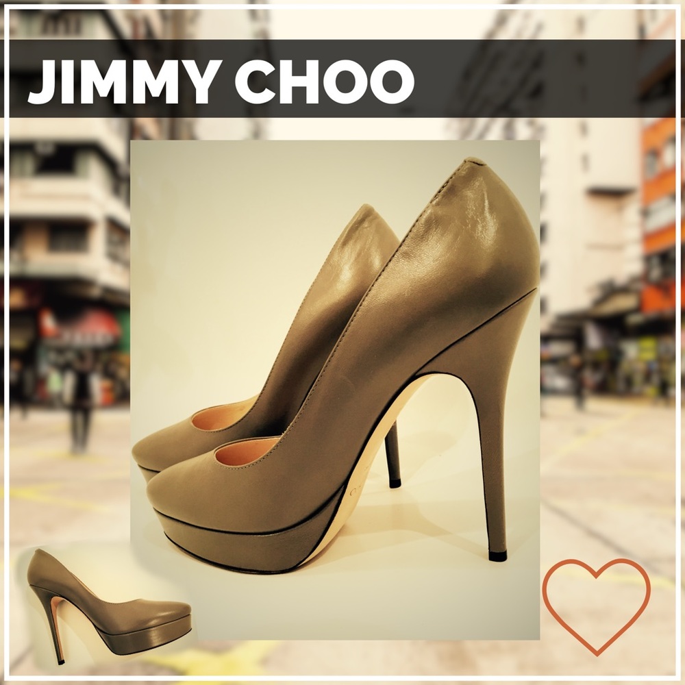*SOLD* 2X HP Jimmy Choo Platform Heels - Picture 1 of 4